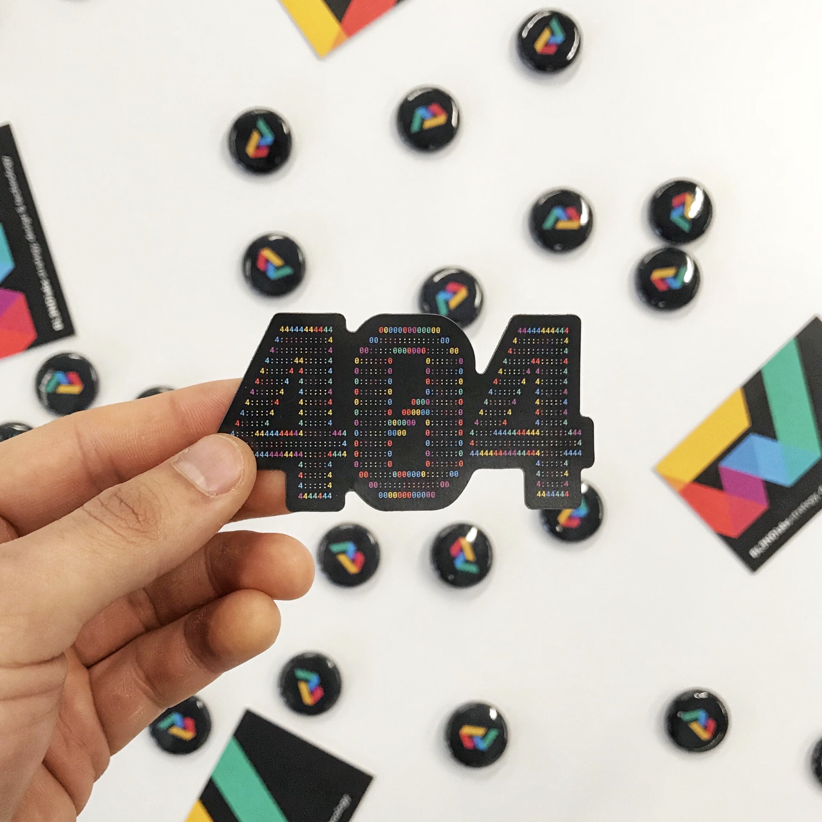 BL3NDlabs 404 Sticker and Pins