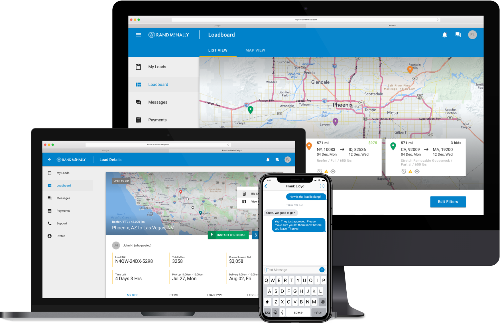 Rand McNally Web App